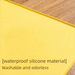 tapis nourriture animaux silicone violet vert jaune rose moderne empreintes pattes opaques