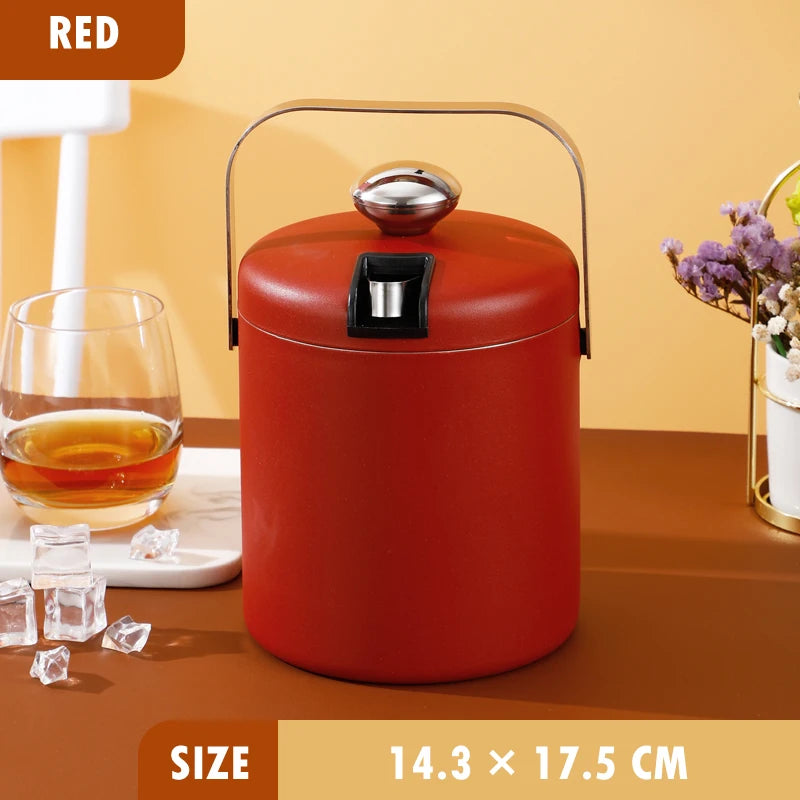 cuve glace argentée lisse moderne tongs refroidisseur vin boisson bière