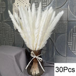 décoration maison plumes séchées naturelles rustiques mariage anniversaire baby shower
