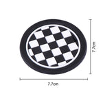 coasters union jack rouge noir blanc antichoc moderne silicium gel