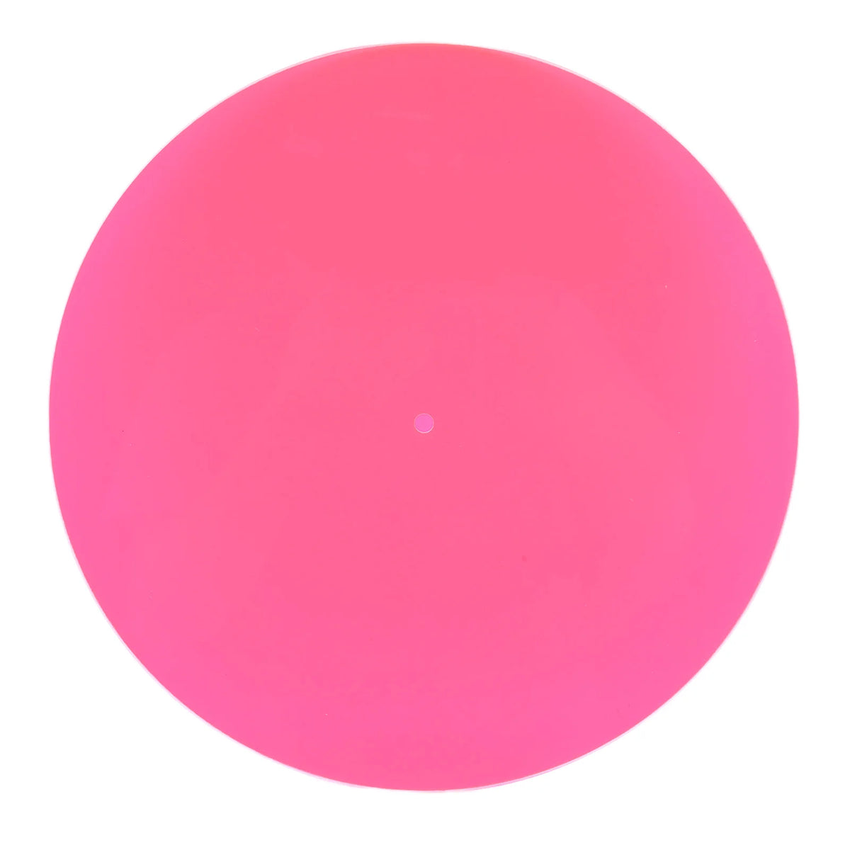 tapis plateau vinyle transparent jaune vert slipmat moderne 300mm diamètre 3mm épaissez