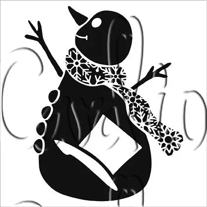 pochoirs noël dessin main noir blanc scrapbooking gaufrage decoration artisanale festive tampon papier carton