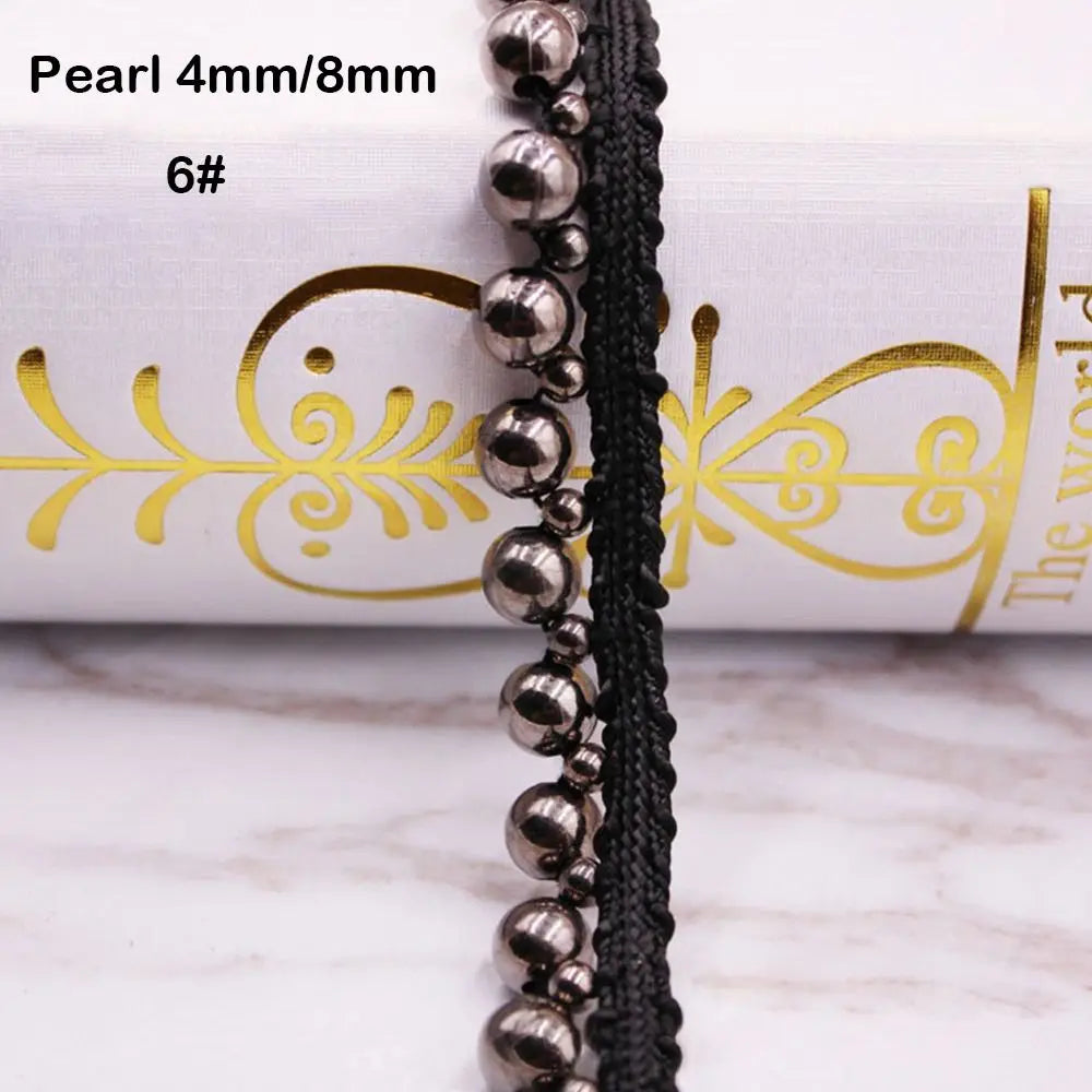 rubans dentelle coton blanc doré noir élégants couture décoration vêtements trims appliqués