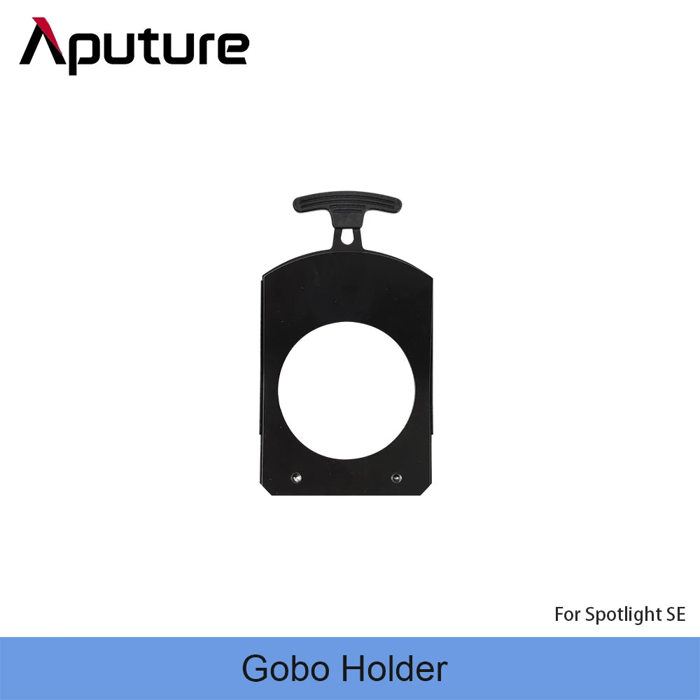 support gobo projecteur holder noir industriel fixation central trou circulaireoutilphotographieaputure