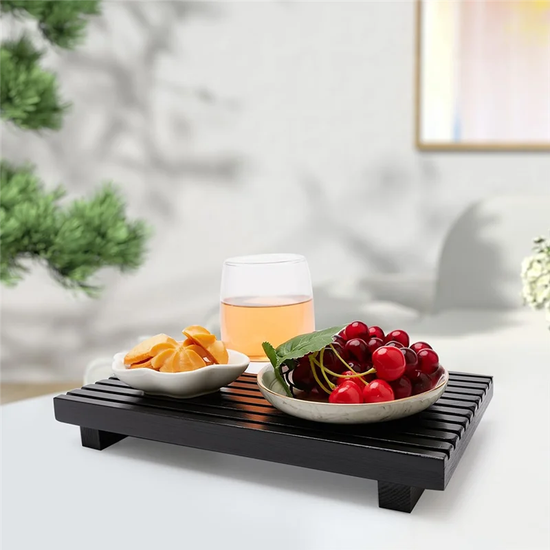 support rangement noir moderne pot bouteille verre bols fleurs vase