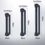 applique murale moderne aluminium noir dorées ip55 33cm 43cm 63cm led 110v240v