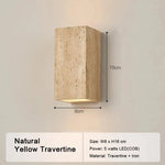 lampe murale extérieure led ip65 marbre naturel beige moderne adhésif hydrofuge vde ccc cqc