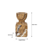 décoration maison moderne vase support bougie marbre noir blanc bois naturel minimalisteintérieur salon chambre