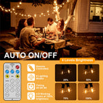guirlande lumineuse solaire extérieure ampoules led transparentes vintage jardin noëlintérieur