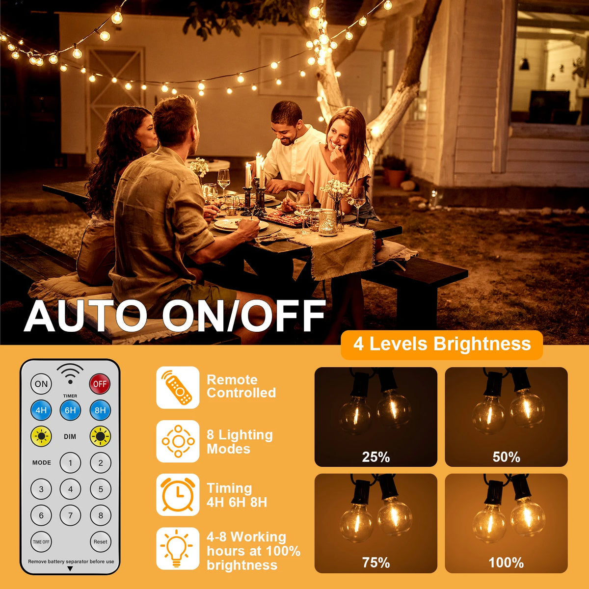 guirlande lumineuse solaire extérieure ampoules led transparentes vintage jardin noëlintérieur