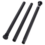 tige tension noire acier inoxydable moderne respectueuse environnement sans perçage salle bain placard fenêtre