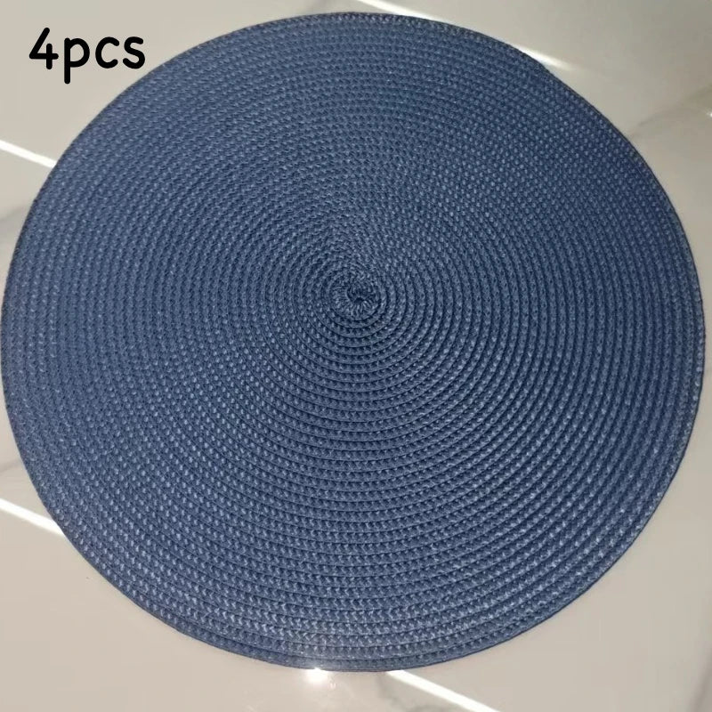 tapis table tissé spirale moderne noir gris vert olive bleu marine rouille