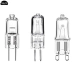 ampoules halogènes transparentes 12V 220V G4 G5.3 G9 filament classique 20W 25W 35W 40W