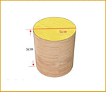 bouchons bouteille bois naturel simple rustique rayures circulaires diamètre hauteur