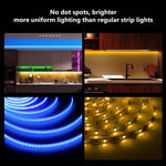 ruban led 840 led rgb moderne adhésif zigbee compatible google alexa