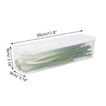 boîtes conservation légumes transparentes moderne poignées réfrigérateur organisation alimentaire PVC pratiques