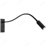 lampe chevet flexible moderne noir gris métallique angle réglable chambre étude entrée
