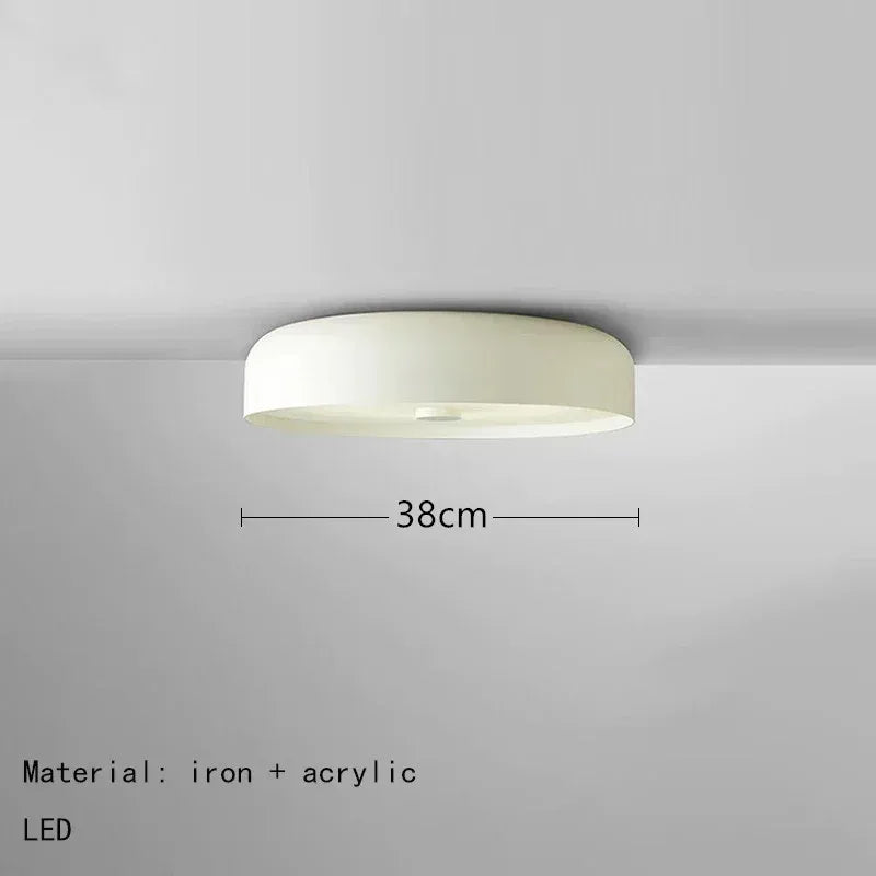 plafonnier rond moderne fer blanc noir marron adhésif led minimalist 2000 82000 lumens touch