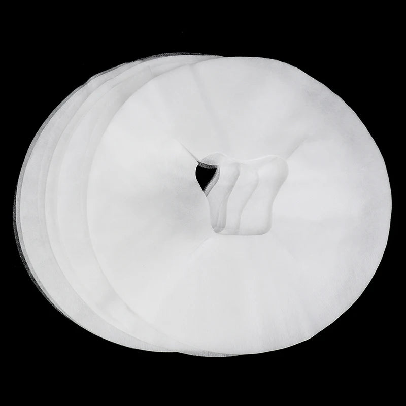 draps table massage jetables blancs coussinets tête housse oreiller face cou non tissé disposable