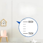 règle croissance murale adhésive blanc lignes noires 200 cm moderne chambre enfant bébé imperméable