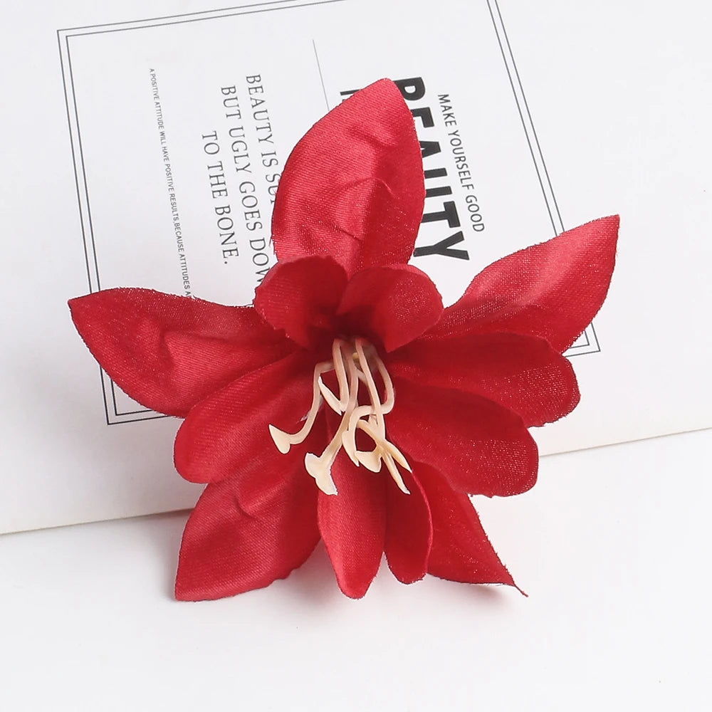 décoration intérieure mariage artificielle rose blanche moderne artisanale 10 pièces papier origami clips fixations