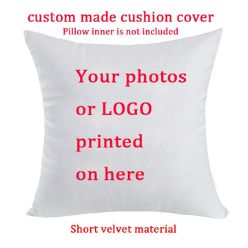 coussin personnalisable carré blanc imprimé animaux motifs floraux simples complexes urbains graphiques lavable