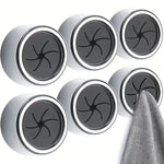 Porte-serviettes mural adhésif gris avec ventouse pour salle de bain