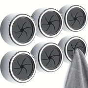 Porte-serviettes mural adhésif avec ventouse pour salle de bain et cuisine - Gris ou Blanc