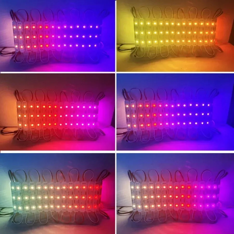 modules led rgb ws2811 étanches indépendants contrôle 12v blanc mat modernes
