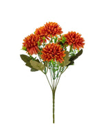 décoration intérieure bouquet fleurs artificielles gerbera modernes pompons couleur rouge blanc jaune minimaliste