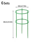 supports plante plastique vert moderne clips orchidées roses 12 sets 18 sets 24 sets