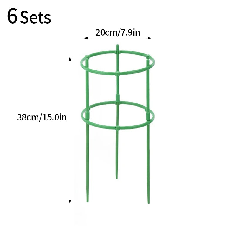 supports plante plastique vert moderne clips orchidées roses 12 sets 18 sets 24 sets