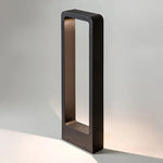 lampe extérieure led moderne imperméable aluminium noir gris 60cm ip65 2000lm