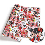 tapis coton polyester bleu rose noir blanc dessins animés stitch lilo tinker bell avengers