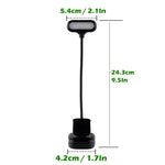 lampe lecture led rechargeable portable clipser flexible noir moderne chambreétudelectureportable