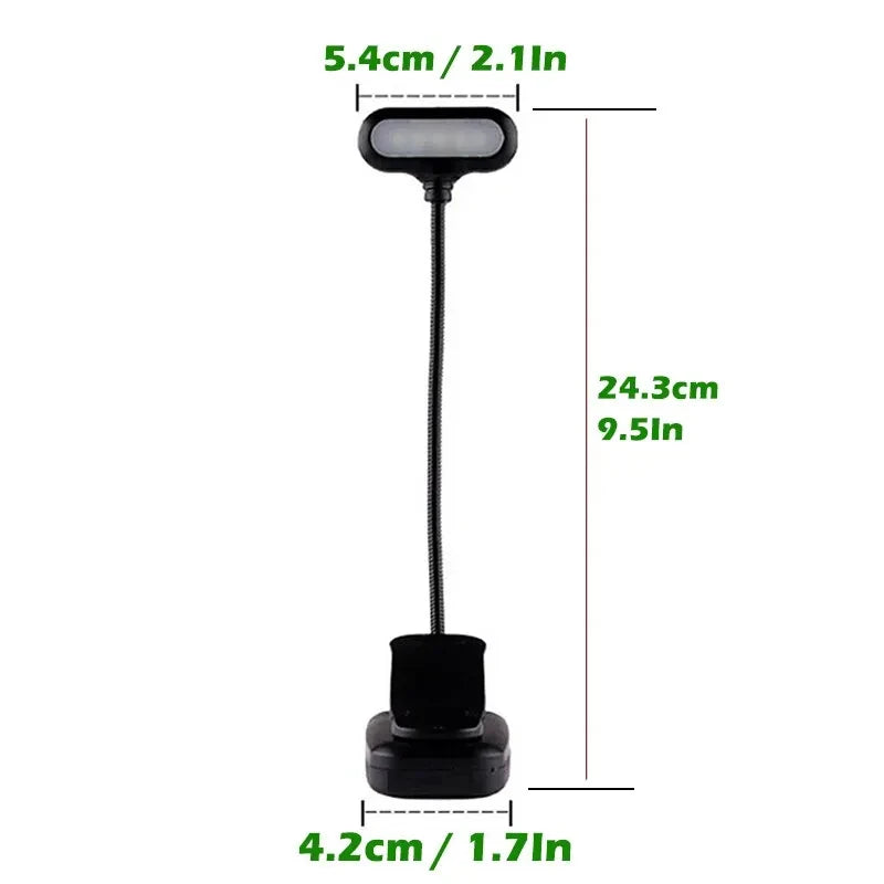 lampe lecture led rechargeable portable clipser flexible noir moderne chambreétudelectureportable