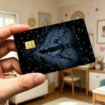autocollants carte credit anime personnalisables anti rayures antipoussiere reflective 85.6x53.9mm