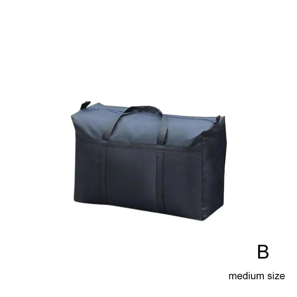 sac rangement oxford noir pratique robuste poignées fermeture glissière double rechargeableextérieur