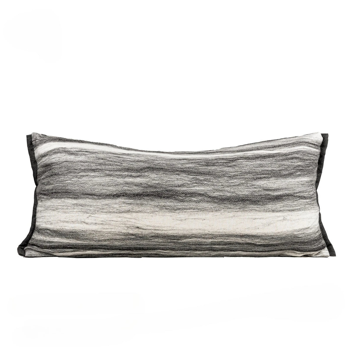 housse coussin gris noir rayées moderne polyester 45x45cm 30x65cm décoration intérieure voiture