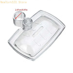 support savon transparent moderne adhésif salle bain organisation produit plat lisse