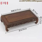 support encens bois naturel gravure décorative rustique artisanal objet religieux zen