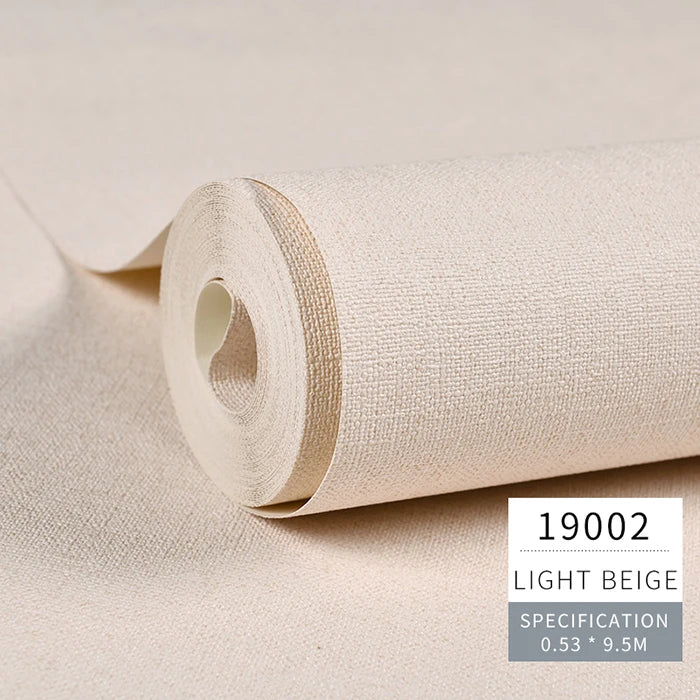 papier peint lin imitation moderne résistant l'eau sans formaldéhyde blanc beige gris bleuclair rosepâle