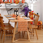 tableau halloween citrouille 3d orange décoration automnale maison festive polyester coton