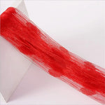 rideau décoration coeurs franges vert rouge violet transparent salon chambre