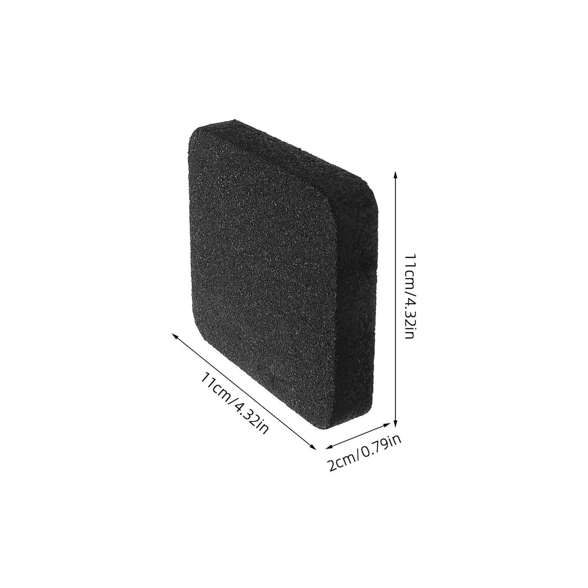 matelas anti vibration protection caoutchouc noir texture rugueuse absorption choc insonorisation pratique adhésif