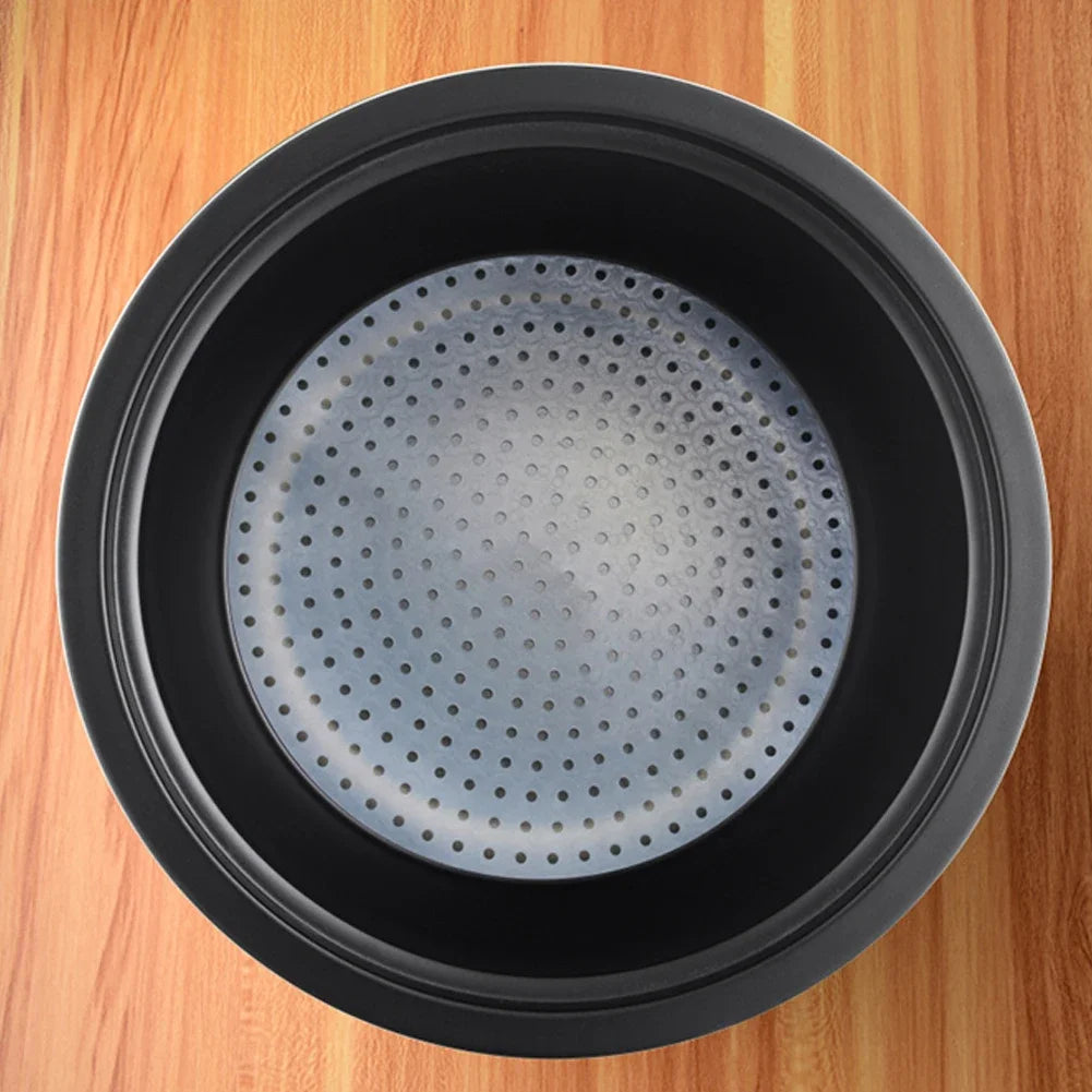 tapis cuisson riz silicone perforé moderne noir argenté blanc respectueux environnement 18cm 30cm 40cm
