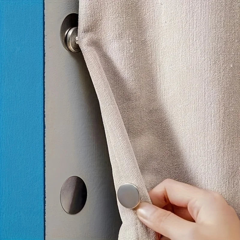 boucle magnétique argentée moderne adhésive 2cm autocollant 3cm easy install
