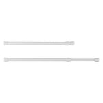 tringle télescopique blanc moderne 40 70cm diamètre 13 10mm spiralée salle bain
