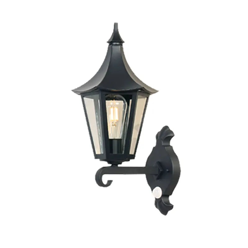 lampe murale transparente classique noir cuisine chambre entrée salle manger