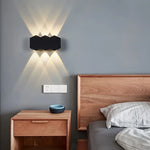 applique murale led noir contemporaine ip65 adhésive 110 240v 249 2000lm